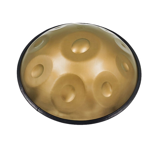 GLADFRESIT Handpan Glod 10 Notes D Minor 22 Inches with Accessories