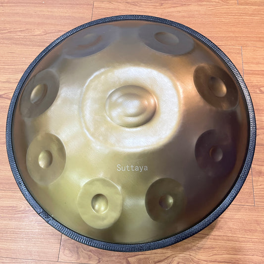 SUTTAYA Gold 22-inch Handpan - D Minor 440Hz 9 Notes