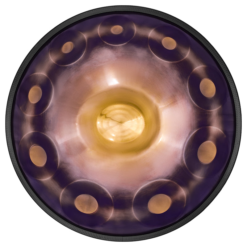 10-Tone Handpan Shell – 22-Inch Size, Carbon Steel and Stainless Steel Material Options, Single-Ding, Double-Ding, and Triple-Ding Configurations