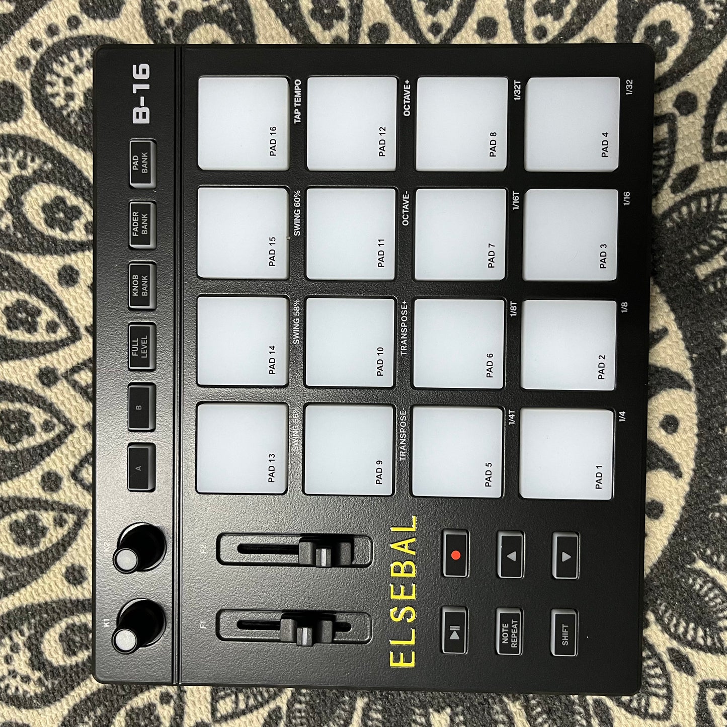 ELSEBAL MPC One+ Standalone Drum Machine with WiFi Bluetooth Drum Pads Synth Plugins and Touchscreen Red Electronic Musical Instruments