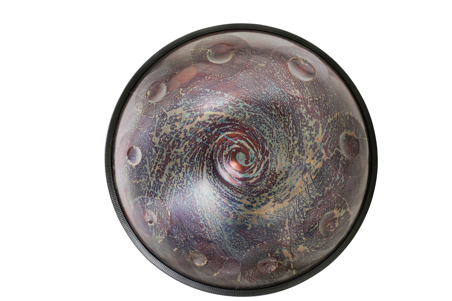 10-Tone Handpan Shell – 22-Inch Size, Carbon Steel and Stainless Steel Material Options, Single-Ding, Double-Ding, and Triple-Ding Configurations