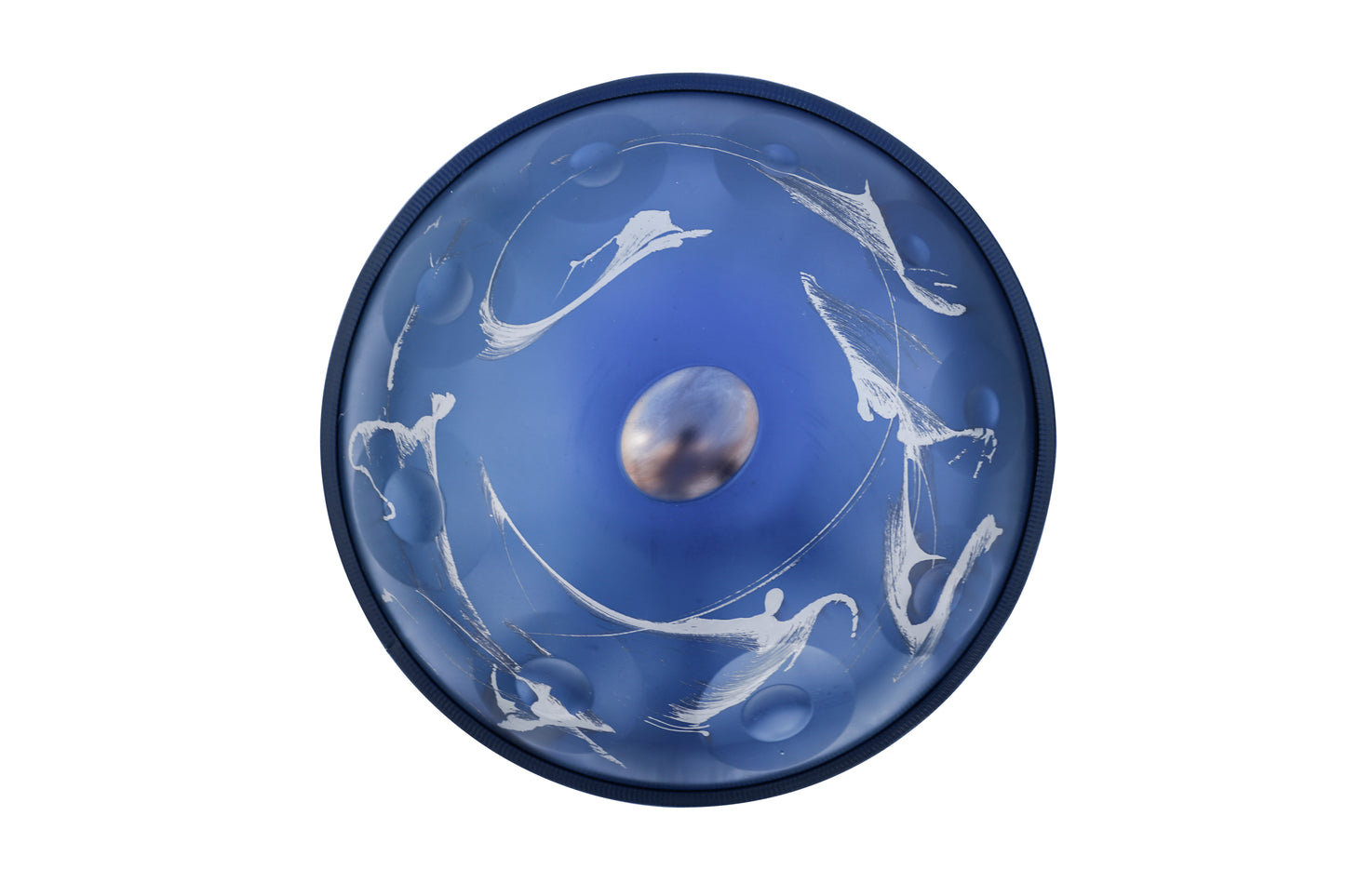 10-Tone Handpan Shell – 22-Inch Size, Carbon Steel and Stainless Steel Material Options, Single-Ding, Double-Ding, and Triple-Ding Configurations