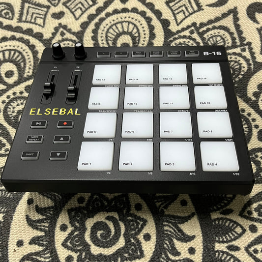 ELSEBAL MPC One+ Standalone Drum Machine with WiFi Bluetooth Drum Pads Synth Plugins and Touchscreen Red Electronic Musical Instruments