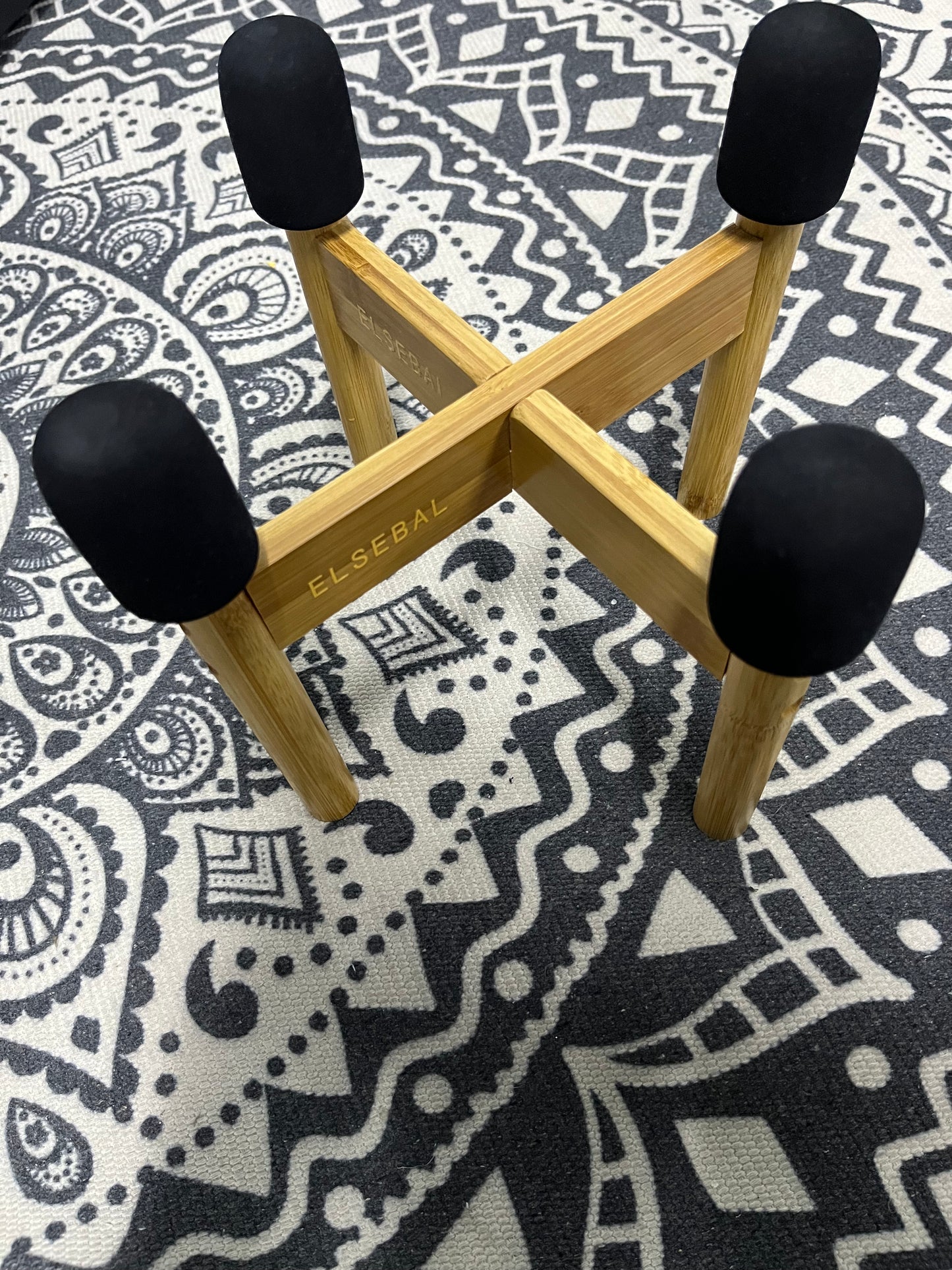 ELSEBAL Wooden A-Frame Stand for Ukulele, Violin, Mandolin & More – Stands for Musical Instruments Z