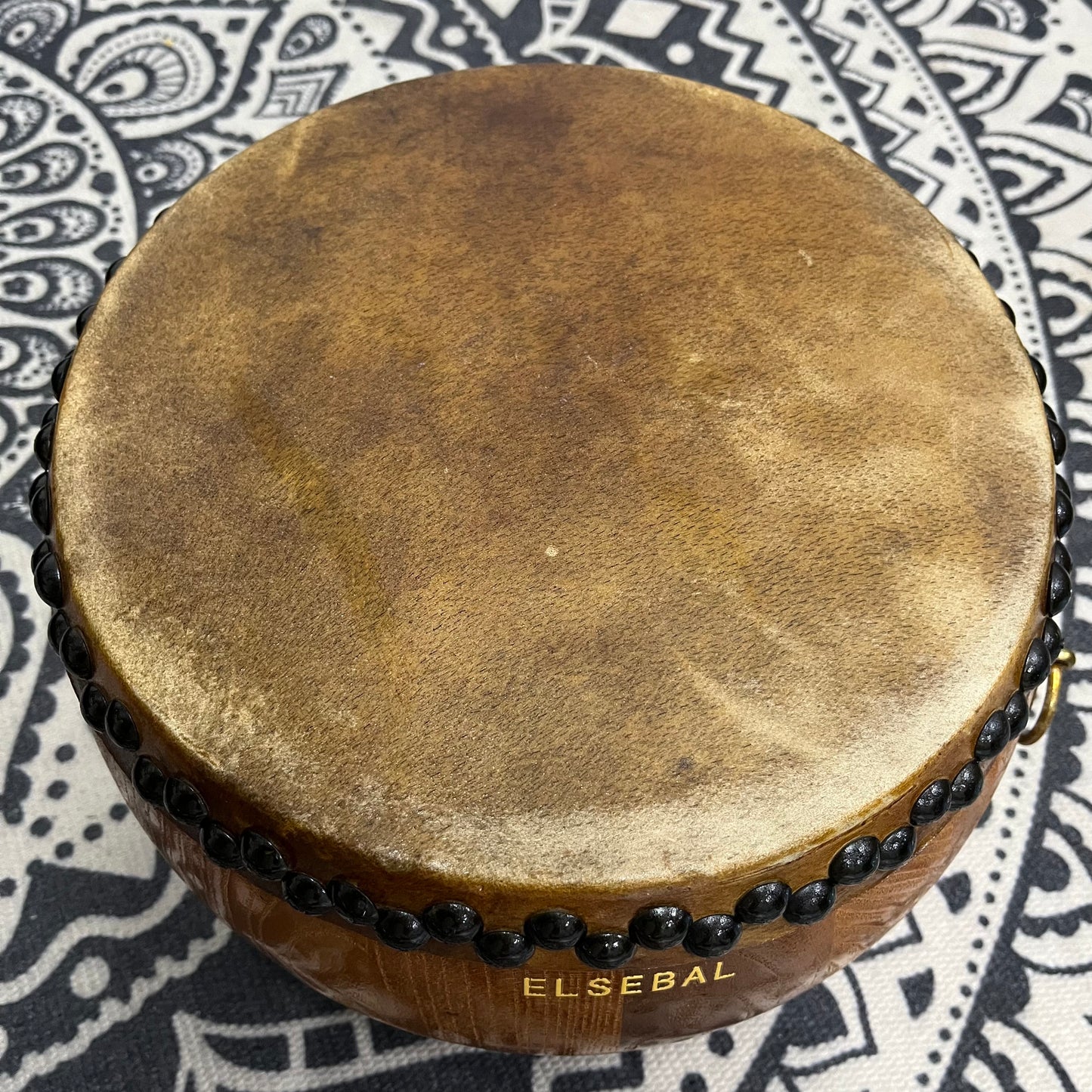 ELSEBAL Premium Kettledrum, 8-Inch Ethnic Style