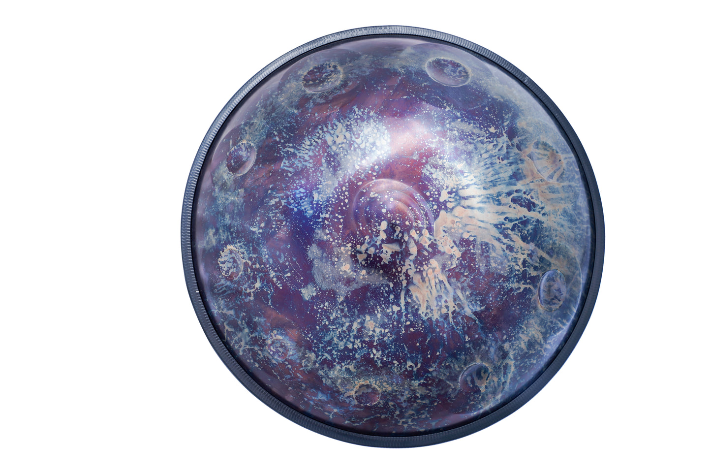 10-Tone Handpan Shell – 22-Inch Size, Carbon Steel and Stainless Steel Material Options, Single-Ding, Double-Ding, and Triple-Ding Configurations