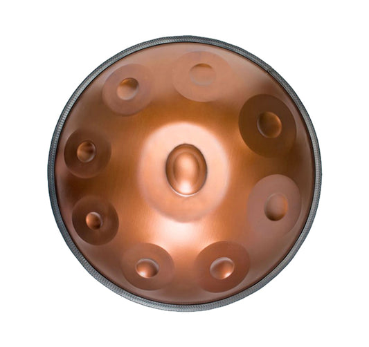 GLADFRESIT Handpan Redpurple 9 Notes D Minor 22 Inches with Accessories