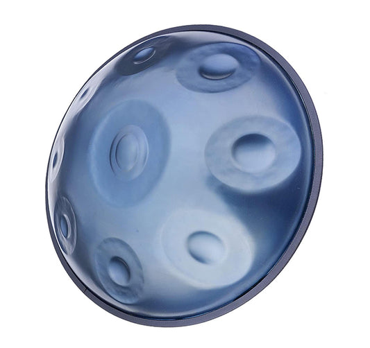 GLADFRESIT Handpan Blue 10 Notes D Minor 22 Inches with Accessories