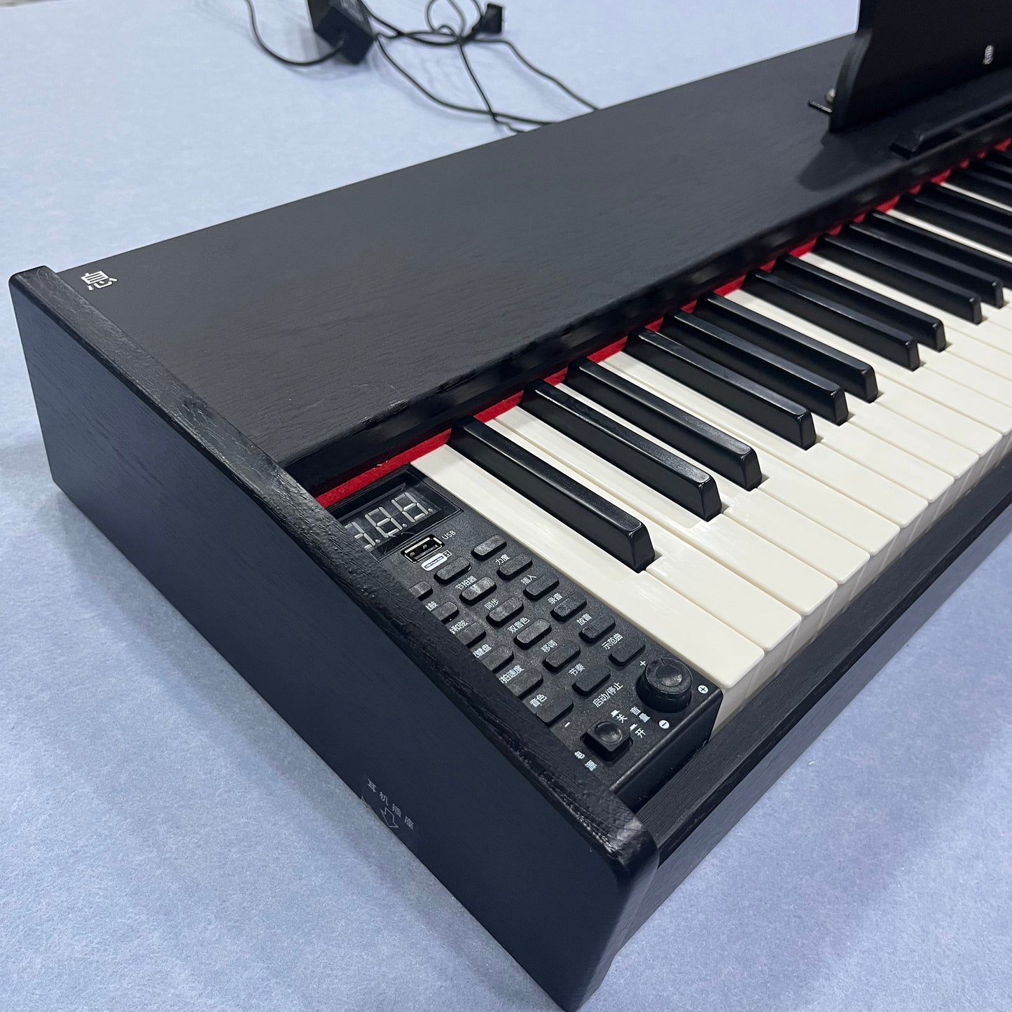 Electronic Instruments - 88-Key Weighted Action Digital Piano with Sustain Pedal and Power Adapter