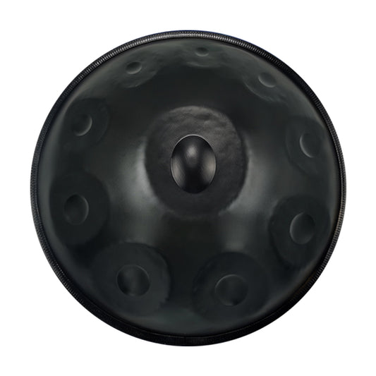 GLADFRESIT Handpan Black 9 Notes D Minor 22 Inches with Accessories