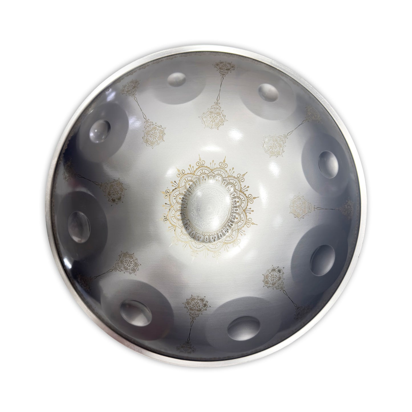 9-Tone Handpan Shell – 22-Inch and 18-Inch Sizes, Carbon Steel and Stainless Steel Material Options