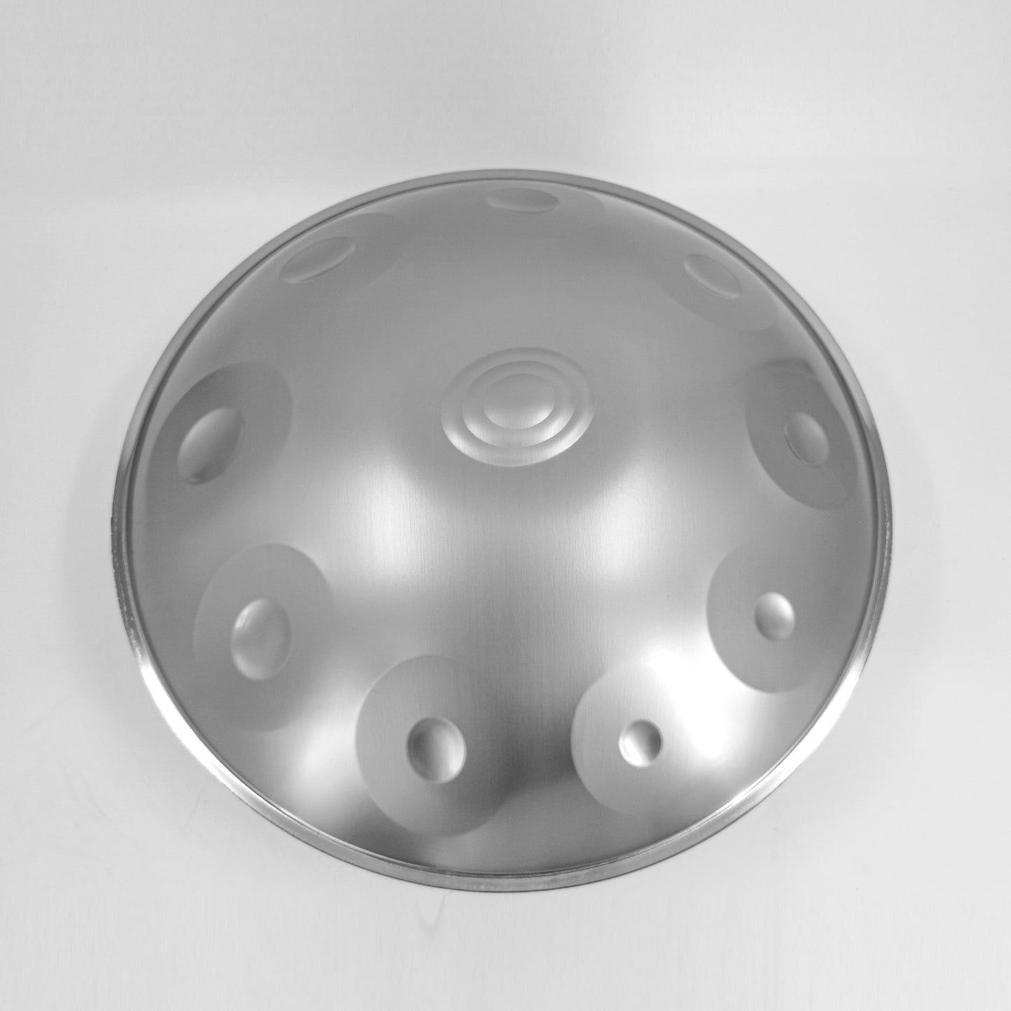 10-Tone Handpan Shell – 22-Inch Size, Carbon Steel and Stainless Steel Material Options, Single-Ding, Double-Ding, and Triple-Ding Configurations