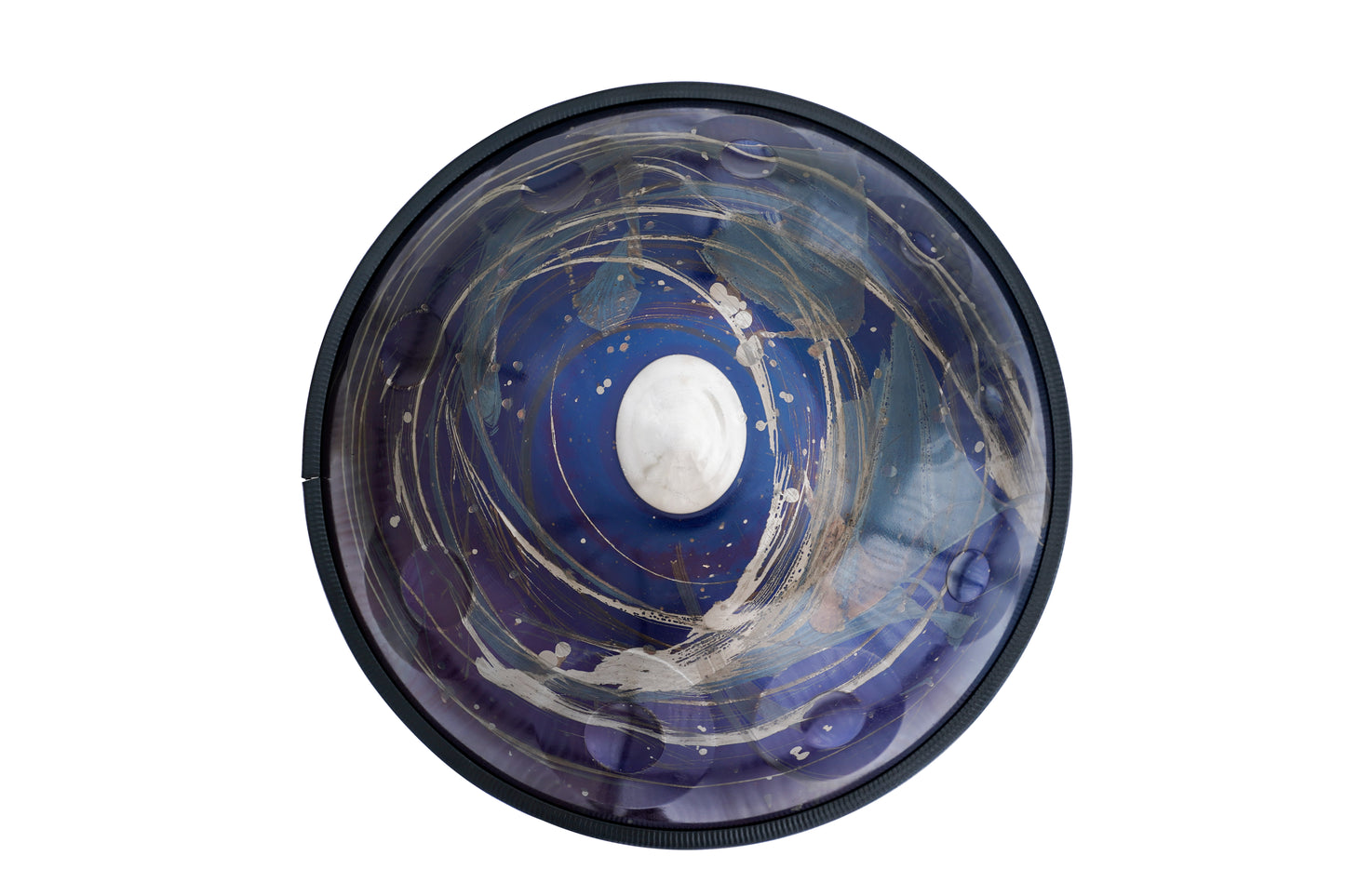 10-Tone Handpan Shell – 22-Inch Size, Carbon Steel and Stainless Steel Material Options, Single-Ding, Double-Ding, and Triple-Ding Configurations