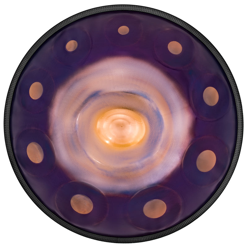 10-Tone Handpan Shell – 22-Inch Size, Carbon Steel and Stainless Steel Material Options, Single-Ding, Double-Ding, and Triple-Ding Configurations