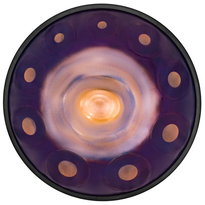 10-Tone Handpan Shell – 22-Inch Size, Carbon Steel and Stainless Steel Material Options, Single-Ding, Double-Ding, and Triple-Ding Configurations