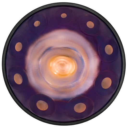 10-Tone Handpan Shell – 22-Inch Size, Carbon Steel and Stainless Steel Material Options, Single-Ding, Double-Ding, and Triple-Ding Configurations