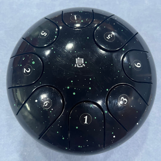 Hang Drum - 8 Notes Handcrafted, Deep Resonant Tones, Ideal for Meditation and Music Creation