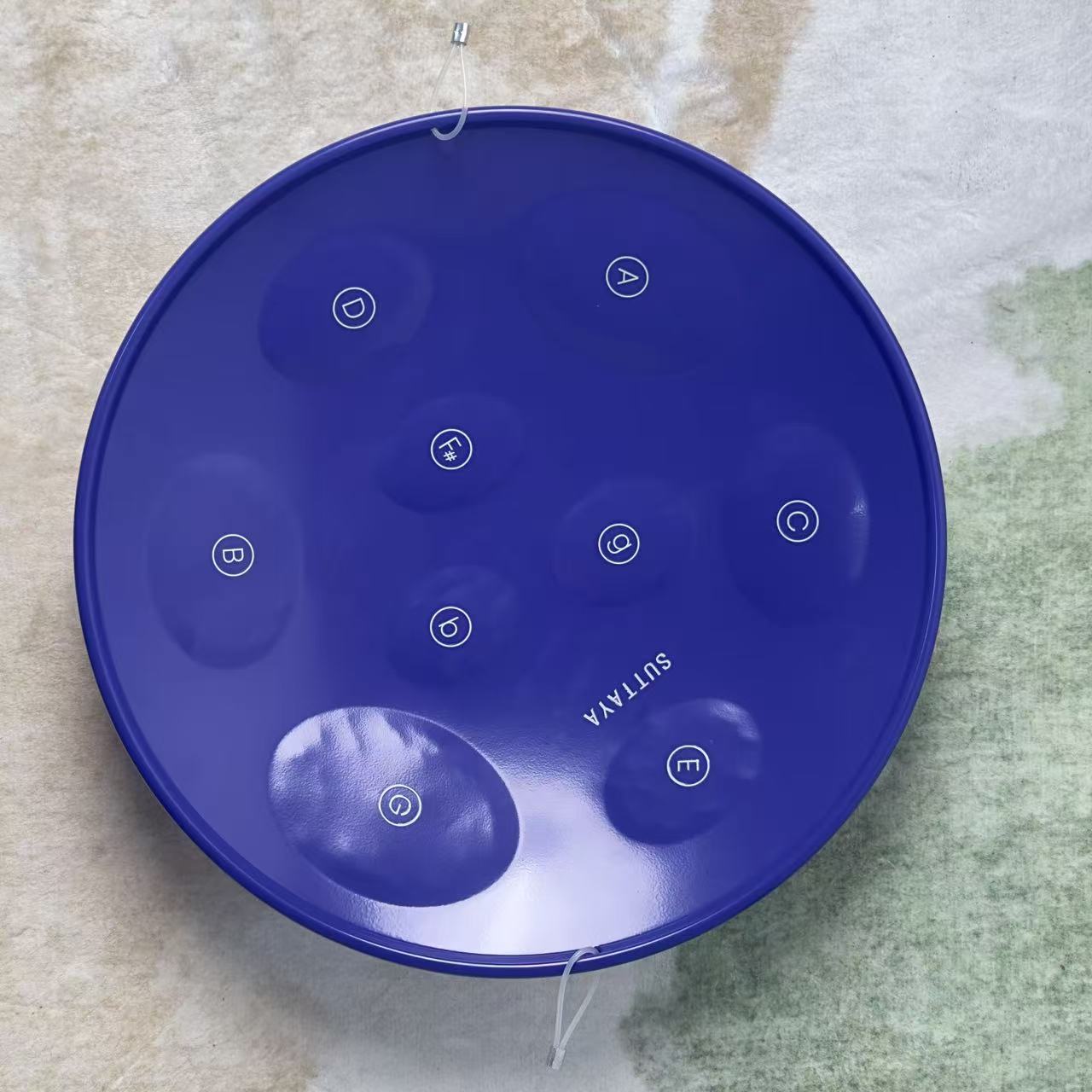 SUTTAYA Steel Drum, Blue Stainless Steel, Ethereal Tone Musical instruments, namely, steel drums